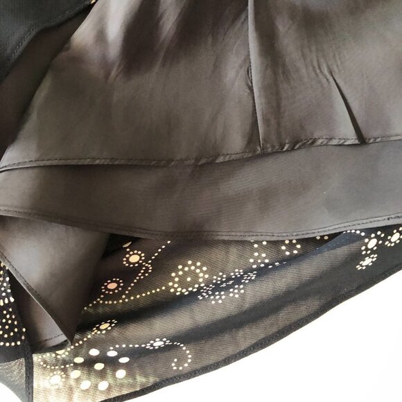 Evan Picone Size 10 Black Strappy Open Back Bodycon Cocktail Dress - Picture 7 of 10